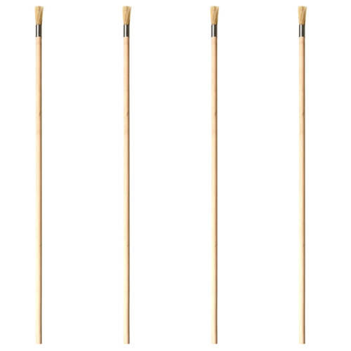 4PK Esschert Design Long Terrarium Brush w/ Wooden Handle 78cm Natural