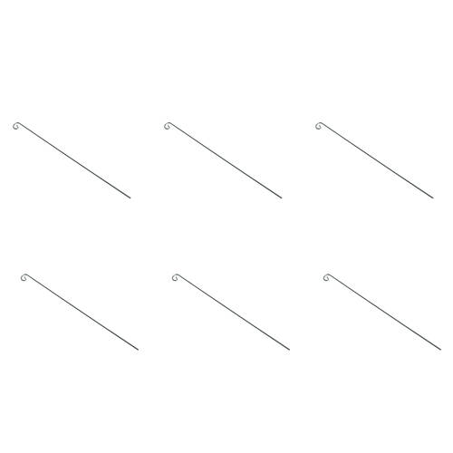 6PK Esschert Design Holder For Plant Label Slate Large 56cm Silver