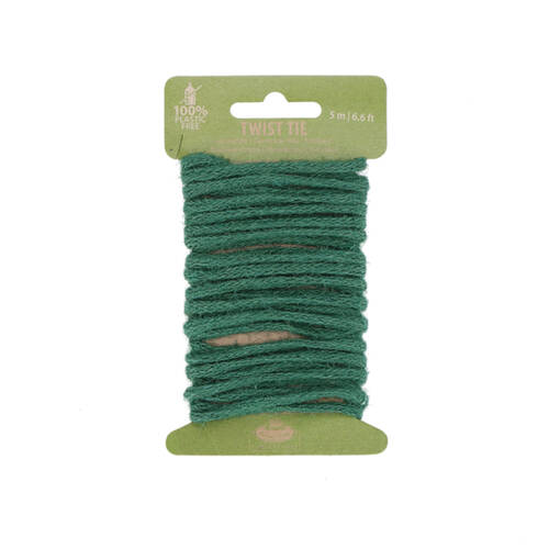 Esschert Design Jute Garden Twist Tie Outdoor Decor 5m Green