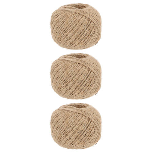 3PK Esschert Design Jute Garden Twine 100m Indoor/Outdoor Holder Brown