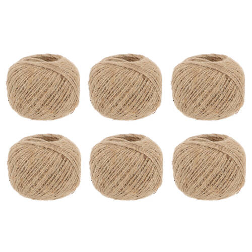 6PK Esschert Design Jute Garden Twine 100m Indoor/Outdoor Holder Brown