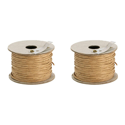 2PK Esschert Design Paper Wire w/ Cutter Garden/Outdoor Holder 50m