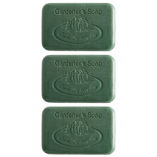 3PK Esschert Design Gardeners Soap w/ Tin Indoor/Outdoor Green