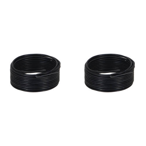 2PK Esschert Design 3mm Bonsai Aluminium Training Wire Plants Fastener Black