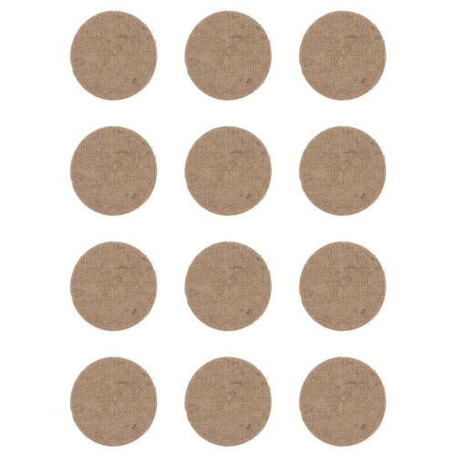 12PK Esschert Design Jute Mulching Disc Natural Plant Protector 15cm Medium