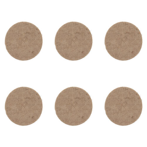 6PK Esschert Design Jute Mulching Disc Natural Plant Protector 15cm Medium