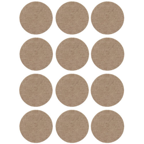 12PK Esschert Design Jute Mulching Disc Natural Plant Protector 25cm Large