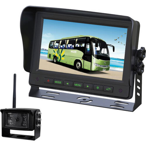 7" WIRELESS REVERSE CAMERA KIT 12V / 24V