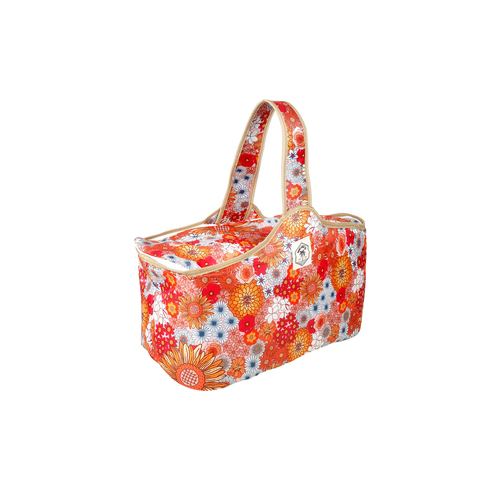 Good Vibes Daytrip Picnic Cooler Bag Retro Summer 25x48x27cm