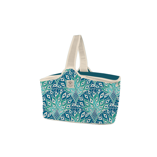 Good Vibes Daytrip Cooler Bag Peacock Paradise 25x48x27cm