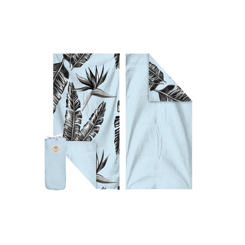 Good Vibes Eco Qck Dry Wfl Dbl Sidd Beach Towel 160x80cm Sorrento Palm