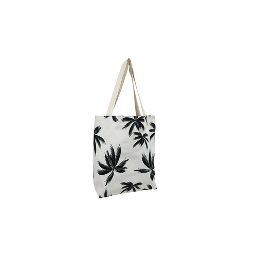 Good Vibes Beach Bag W Inner Pocket Zip Closure Havana 50x42x15cm