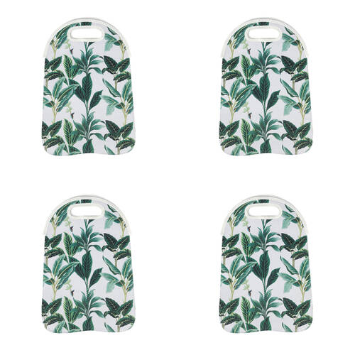 4PK Good Vibes Neoprene Double Cooler Bottle Bag Botanical 38x24cm