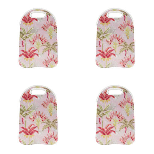 4PK Good Vibes Neoprene Double Cooler Bottle Bag Tropicana 38x24cm