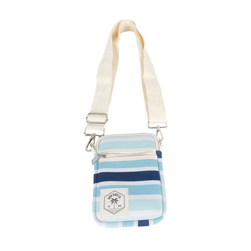 Good Vibes Neoprene Waterproof Travel Pouch Ocean Tide 18x12x2cm