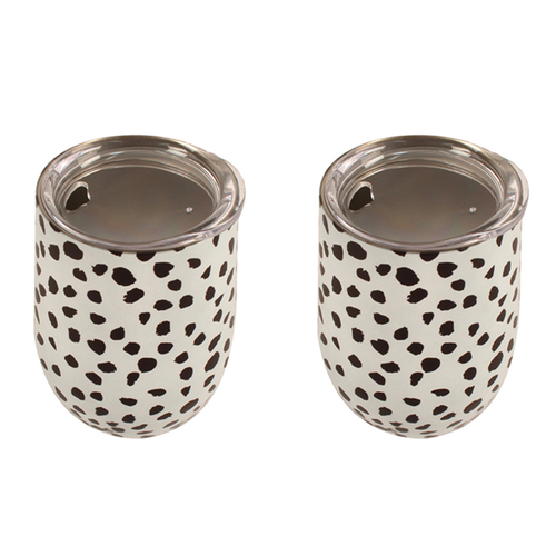 2PK Good Vibes 350ml Coffee Cup Double Wall Weekend Spot