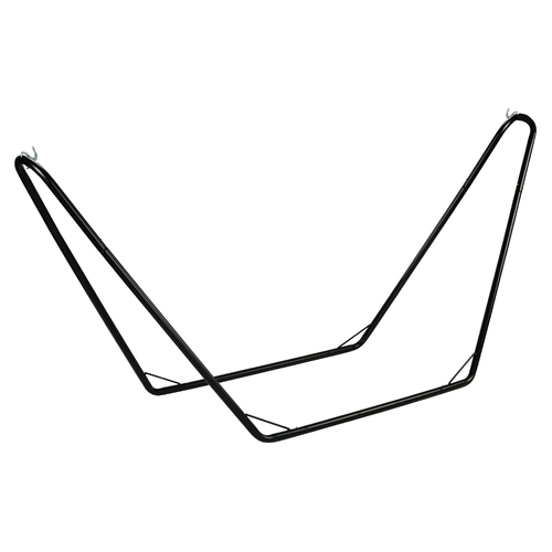 Good Vibes 280x105cm Metal Hammock Stand Single - Black