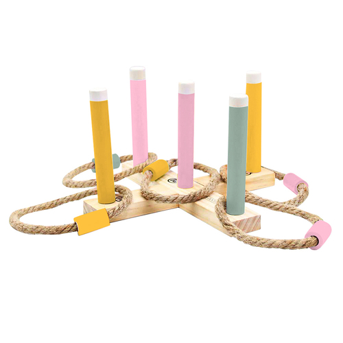 Good Vibes Rope Quoits Outdoor Kids Throwing/Tossing Games Set 3+