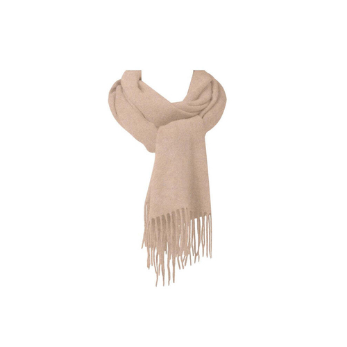 Auskin Alpaca Wool Scarf Neck Wrap 40x190cm - Beige