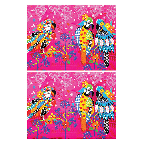 2PK Maxwell & Williams 50cm x 70cm Love Heart Tea Towel - Araras