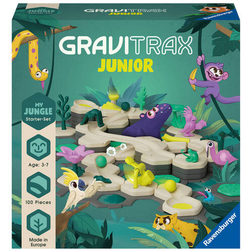 GraviTrax Junior - Large Starter Set Jungle Marbles Interactive Kids Toy 3y+