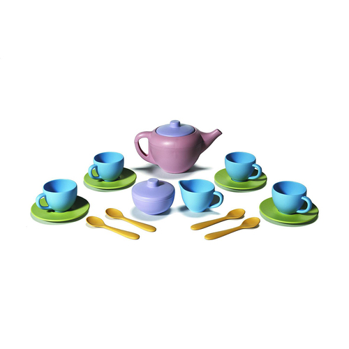 Green Toys Tea Set Kids/Childrens Pretend Play Toy 2+