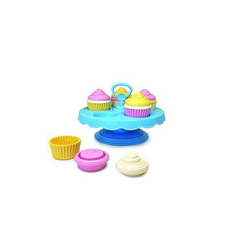 Green Toys Cupcake Set Kids/Childrens Pretend Play Toy 2+