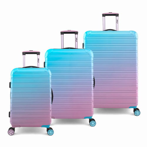 3pc iFly 20/24/28" Wheeled Luggage Bag Set - Cotton Candy