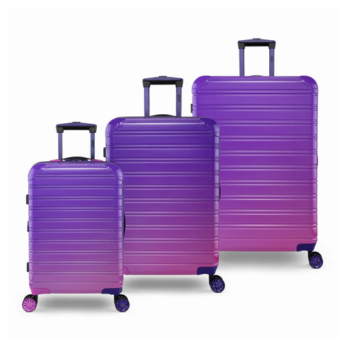 3pc iFly 20/24/28" Wheeled Luggage Bag Set - Midnight Berry