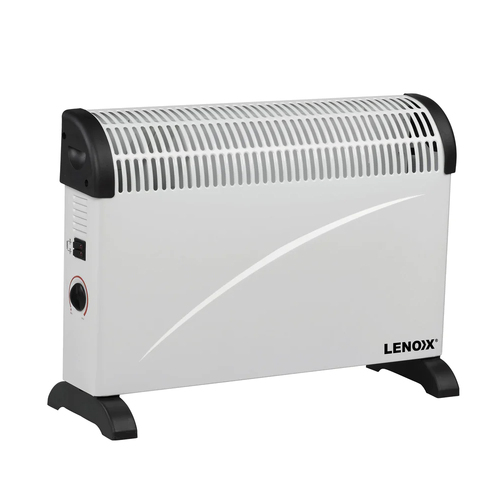 Lenoxx 2000W Convector Electric Heater Small White