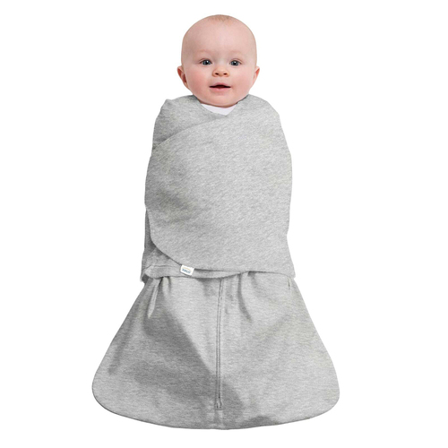 Halo Sleepsack Cotton 1.5 Tog Heather Grey Infant Size 3-6m
