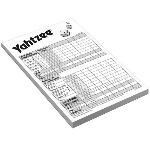 Hasbro Yahtzee 80 Page Refill Score Pads Game for Family and Friends 8Y+
