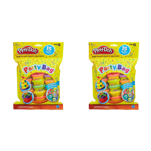 2PK Hasbro Play-Doh Party Bag Edition Children's Modelling Set 24M+
