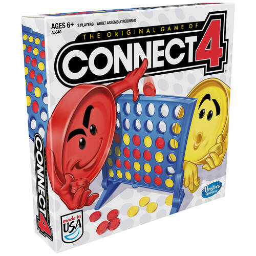 Hasbro Connect 4 Grid Fast-Paced Interactive Family Board Game 6Y+