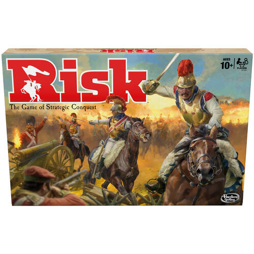 Hasbro Risk Strategic Conquest Family and Friends Board Game 10Y+