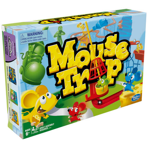 Hasbro Classic Mousetrap Fun and Family-Friendly Action Board Game 6Y+