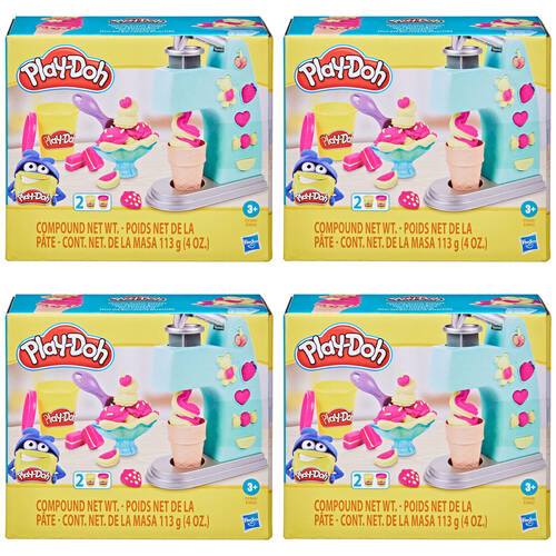 4PK Hasbro Play-Doh Mini Classics Children's Modelling Set 3Y+ Assorted