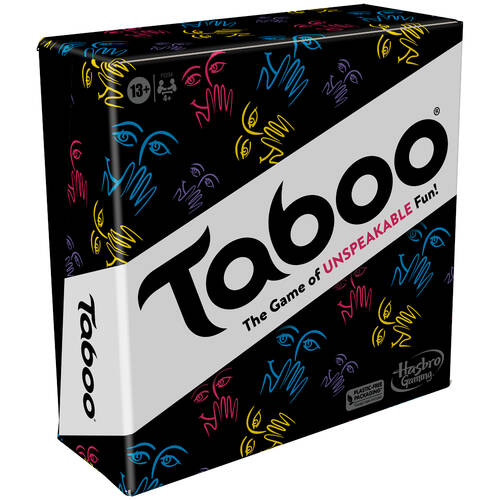 Hasbro Classic Taboo Strategic Guessing Board Game for Family and Friends 13Y+