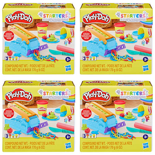 4PK Hasbro Children's Modelling Play-Doh Fun Factory Starter Set 3Y+