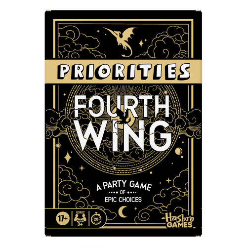 Hasbro Priorities Fourth Wing Strategy Adventure Game Fantasy Edition Set 17y+