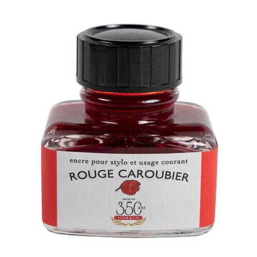 Herbin Writing & Drawing Water-Based Natural Dyes Ink 30ml Carob Red