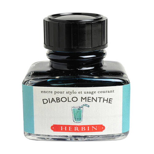 Herbin Writing & Drawing Water-Based Natural Dyes Ink 30ml Mint Green