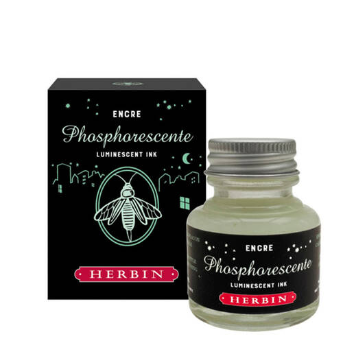 Herbin Artists Phosphorescent Luminescent Writing Ink 30ml Transluscent