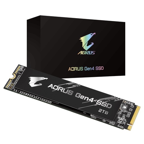 Gigabyte Aorus Gen4 2TB PCIe 4.0 NVMe M.2 2280 SSD