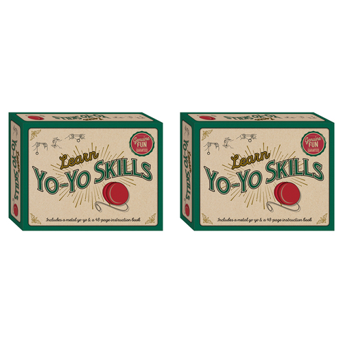2PK Hinkler Play Learn Yoyo Skills Toy & Instruction Book Kit Kids/Children 8y+