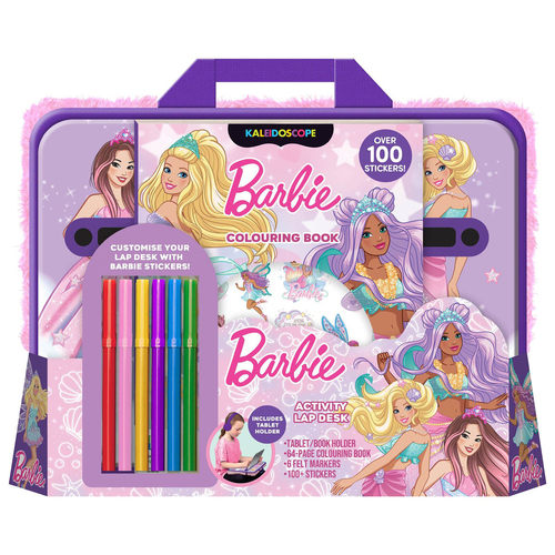 Kaleidoscope Barbie Kids 26x33cm Activity Lap Desk 3y+