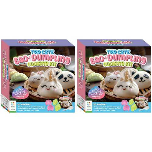 2PK Explore Too Cute Bao & Dumplings Kids Craft Kit 22x22cm