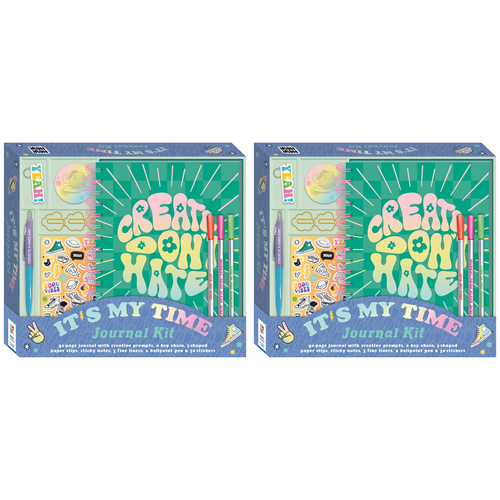 2PK Kaleidoscope It's My Time Journal Kit Personal Diary Kit 8Y+