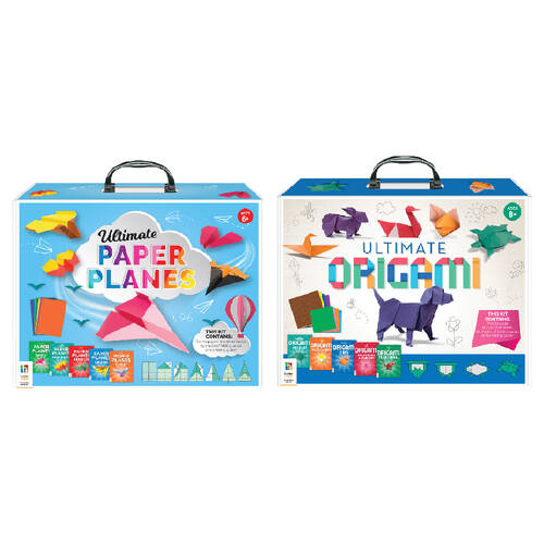 2pc Zap! Extra Ultimate Origami and Paper Planes Activity Case Kids Set
