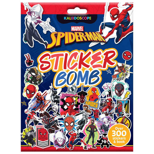 Kaleidoscope Spiderman Sticker Bomb Kids Sticker Book 6y+